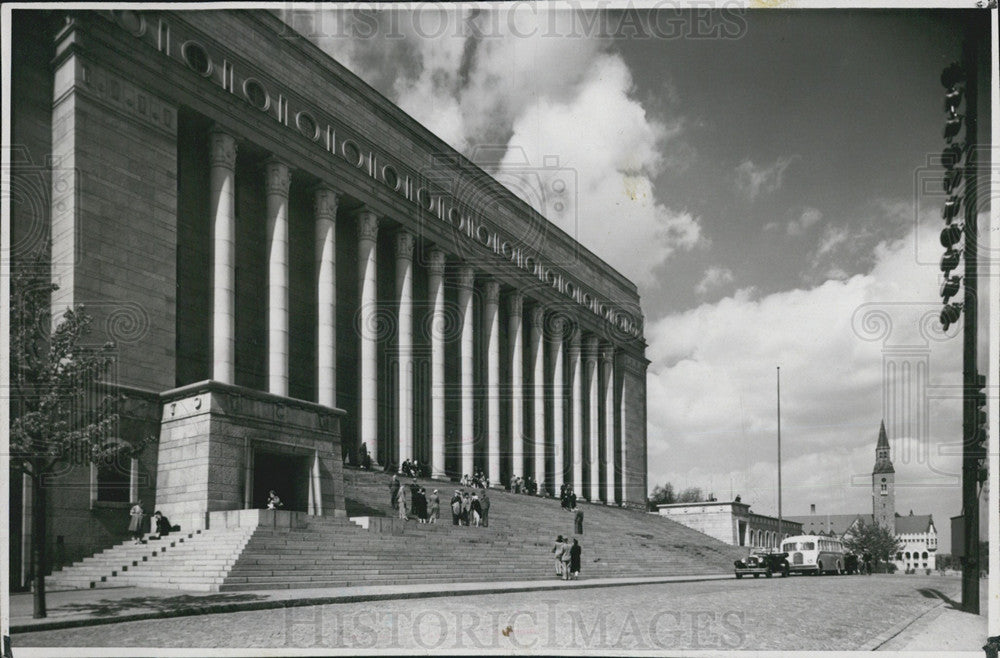 1949 Press Photo Finland, Diet Building, Helsinki - Historic Images