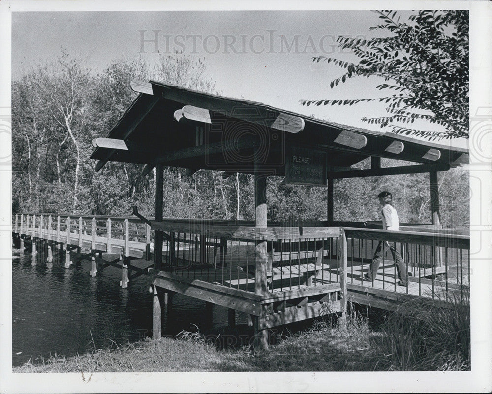 1980 Press Photo Sawgrass Lake Park Florida - Historic Images