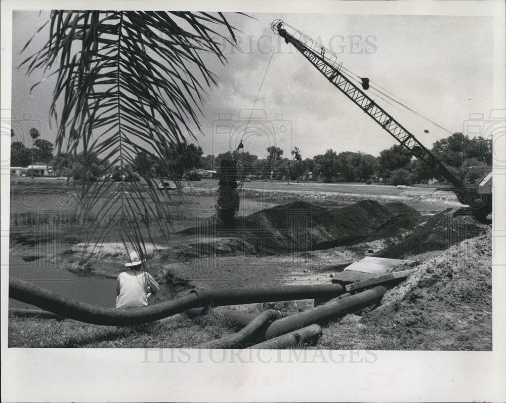 1969 Press Photo Sheffield Lake Construction - Historic Images