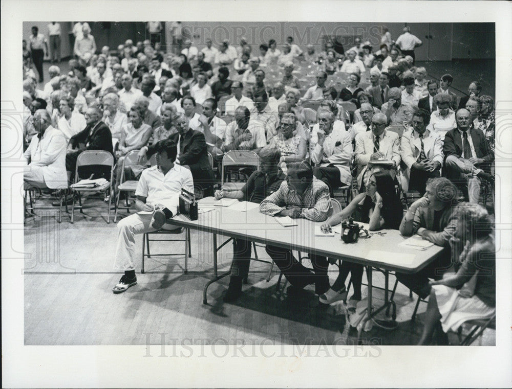 1973 Press Photo Rezoning Hearing Before Sarasota City Commission - Historic Images