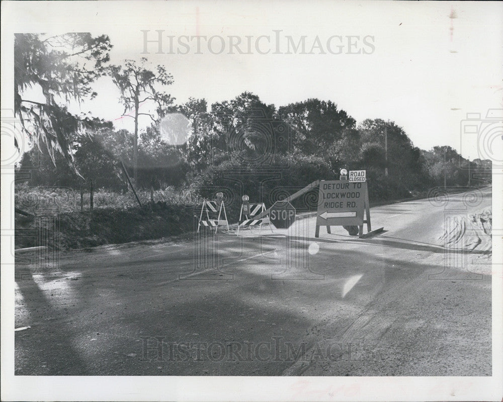 1965 Press Photo Four Lane Highway to be Installed, Replacing Road - Historic Images