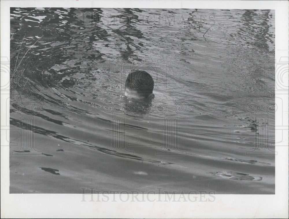 1968 Press Photo Submerges - Historic Images