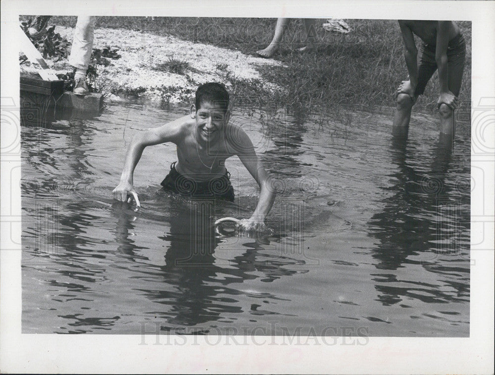 1968 Press Photo Flooding, St Petersburg - Historic Images