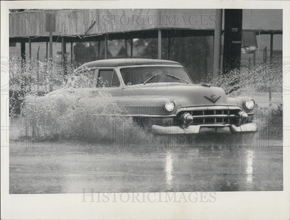 1967 Press Photo St Petersburg Flooding - Historic Images