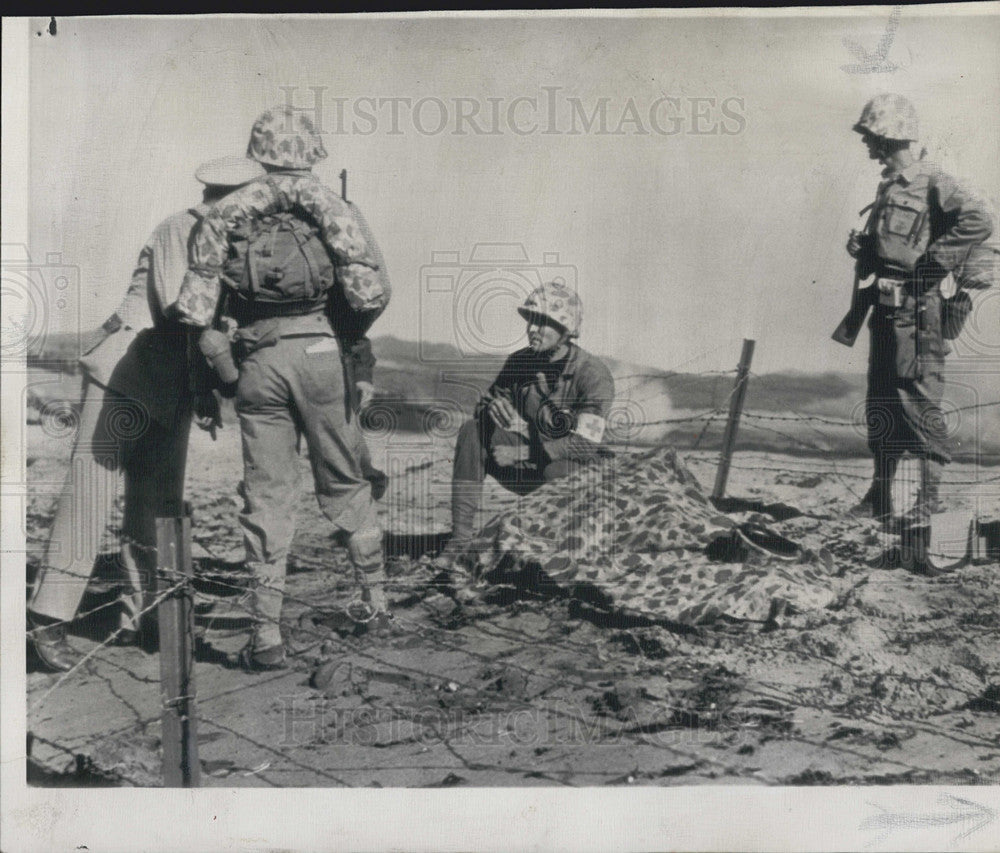 1947 Press Photo US Marine Dies In Amphibious Maneuvers/Camp Pendleton - Historic Images