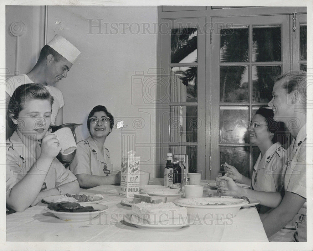 1957 Press Photo Chicago&#39;s Women Marine Classification Platoon - Historic Images