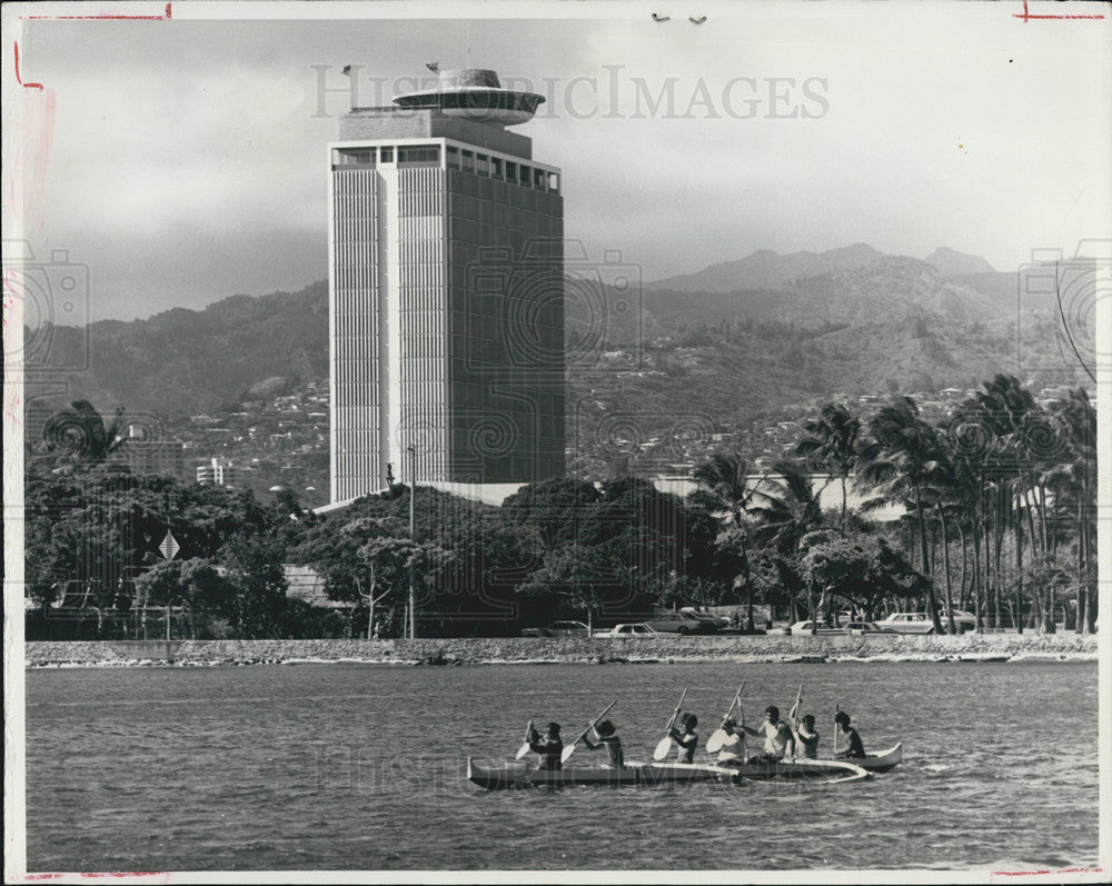 Press Photo Honolulu Waterfront - Historic Images