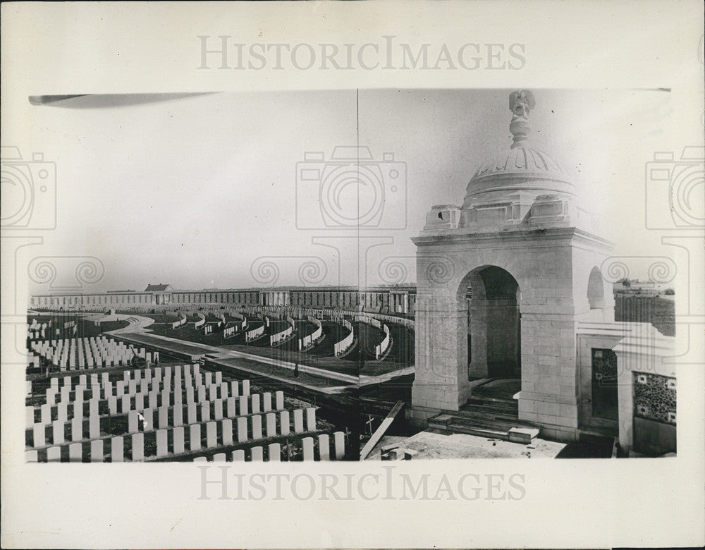 Press Photo Ypres Belgium Arch At Menin Gate As Memorial To 58,600 Brits Died WW - Historic Images