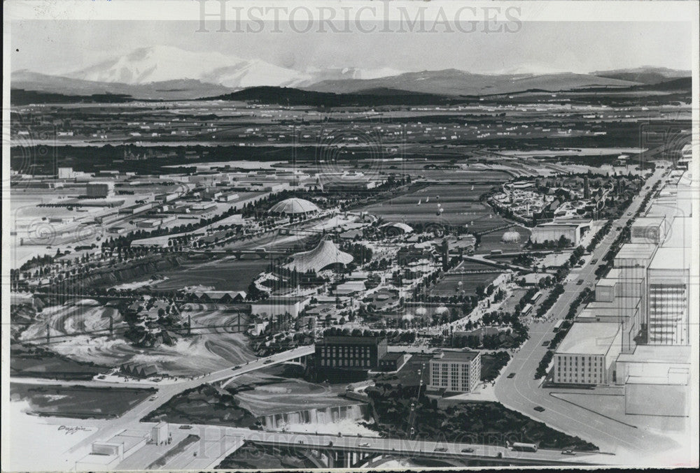 1973 Press Photo World&#39;s Fairs &amp; Exposition 1974 Spokane Washington - Historic Images