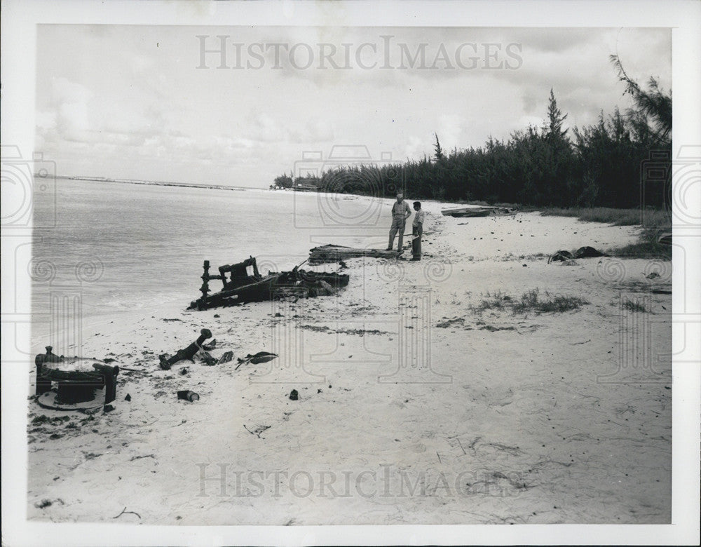 1954 Press Photo Island of Saipan,site of bloody battle in World War II. - Historic Images