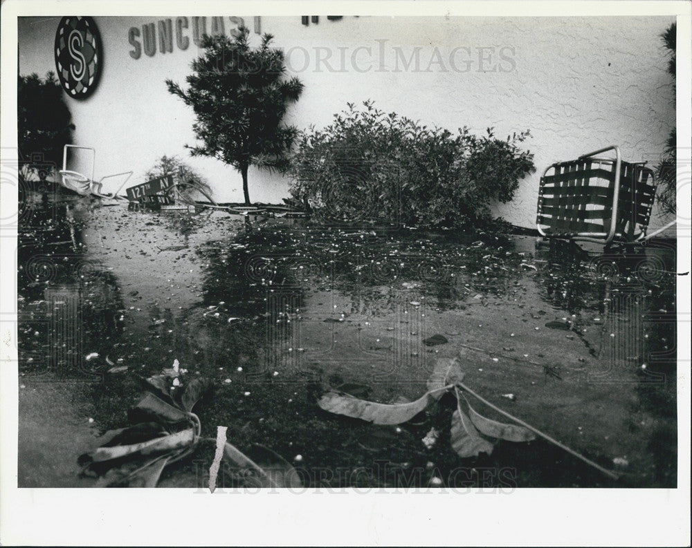 1979 Press Photo Tampa Bay Area Storm Damage - Historic Images