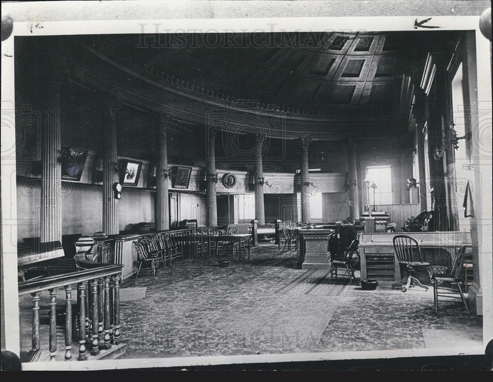 1968 Press Photo House Chamber, Scene of Lincoln&#39;s Speech - Historic Images