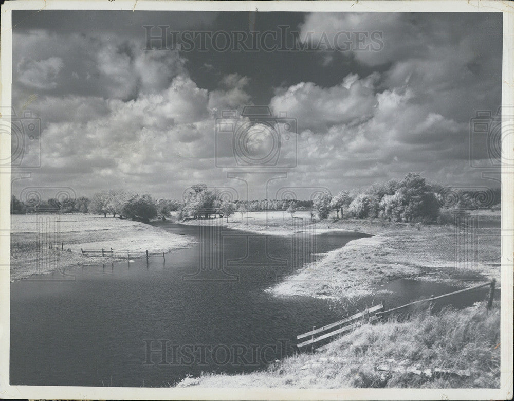 1971 Press Photo Ranchlands in central Florida - Historic Images