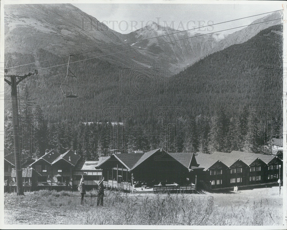 1978 Press Photo Mt. Alyseka Nugget Inn Alaska hotel accommodations alpine - Historic Images