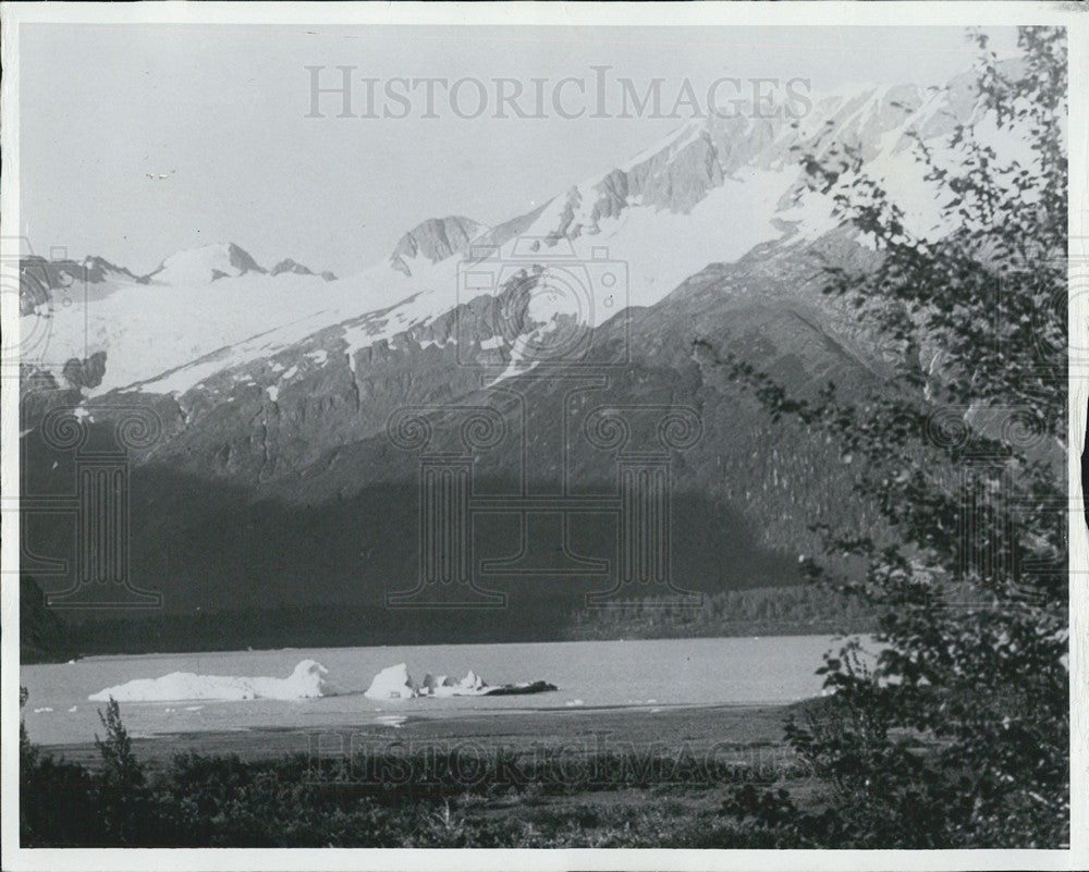 1978 Press Photo Alaska scenic drive Turnagain Arm Anchorage Portage Glacier - Historic Images