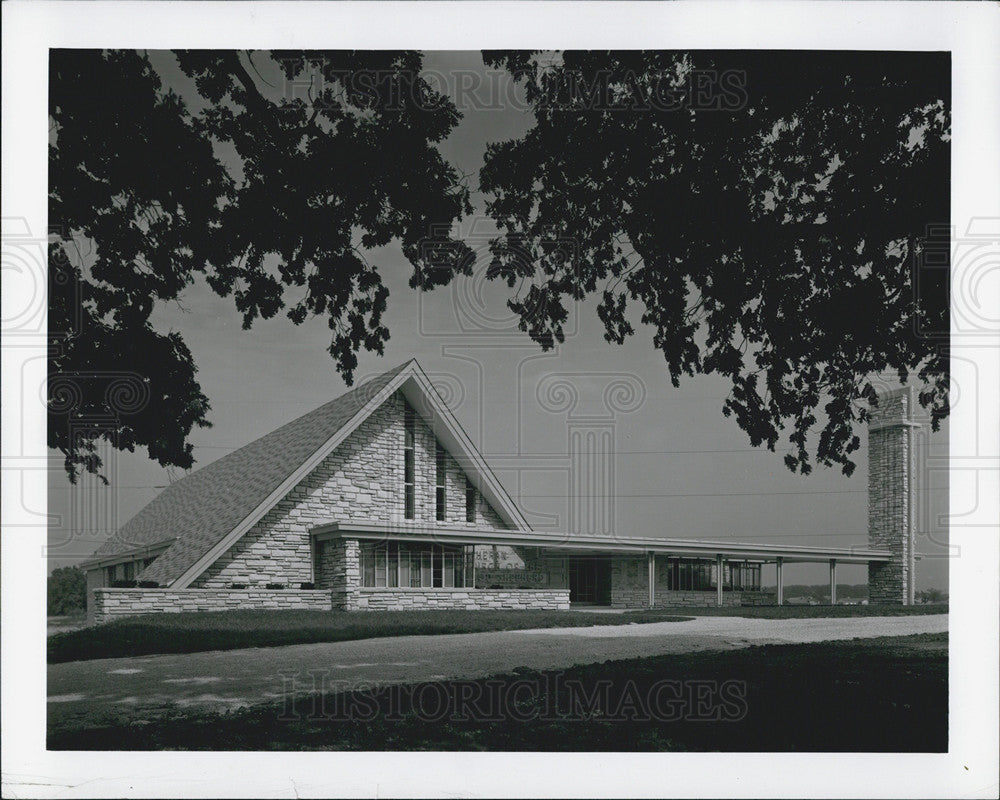 1963 Press Photo Lutheran Church of the Good Shephered Palos Park Illinois - Historic Images