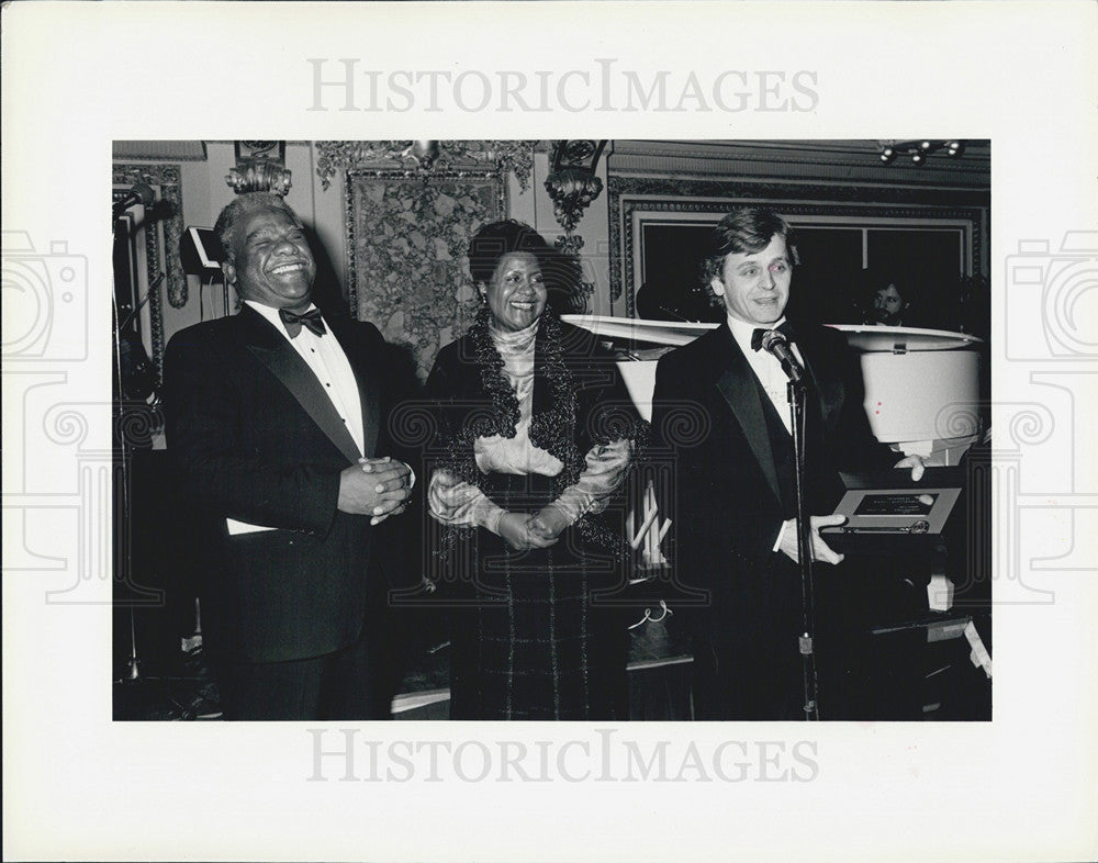 Press Photo Chicago Mayor Washington Fiancee Mary Smith Hilton - Historic Images