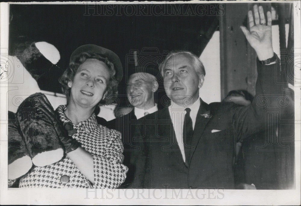 1964 Press Photo Harold Wilson Likely To Be Elected British Prime Minister - Historic Images