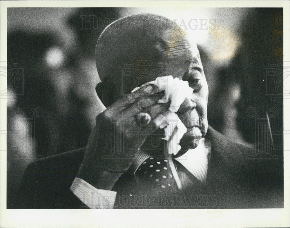 1987 Press Photo Harold washington death and funeral - Historic Images