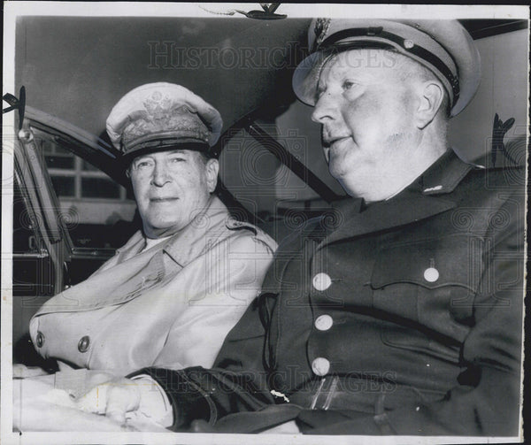 General Douglas MacArthur, Major General Courtney Whitney 1951 Vintage ...