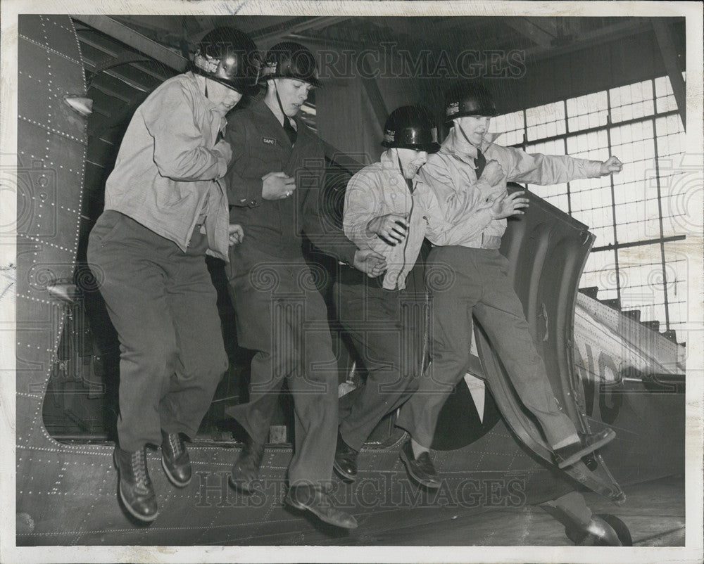 1950 Press Photo Jim LaCroix, Jim Cullen, Kenneth Day, Guy Lymangrover - Historic Images