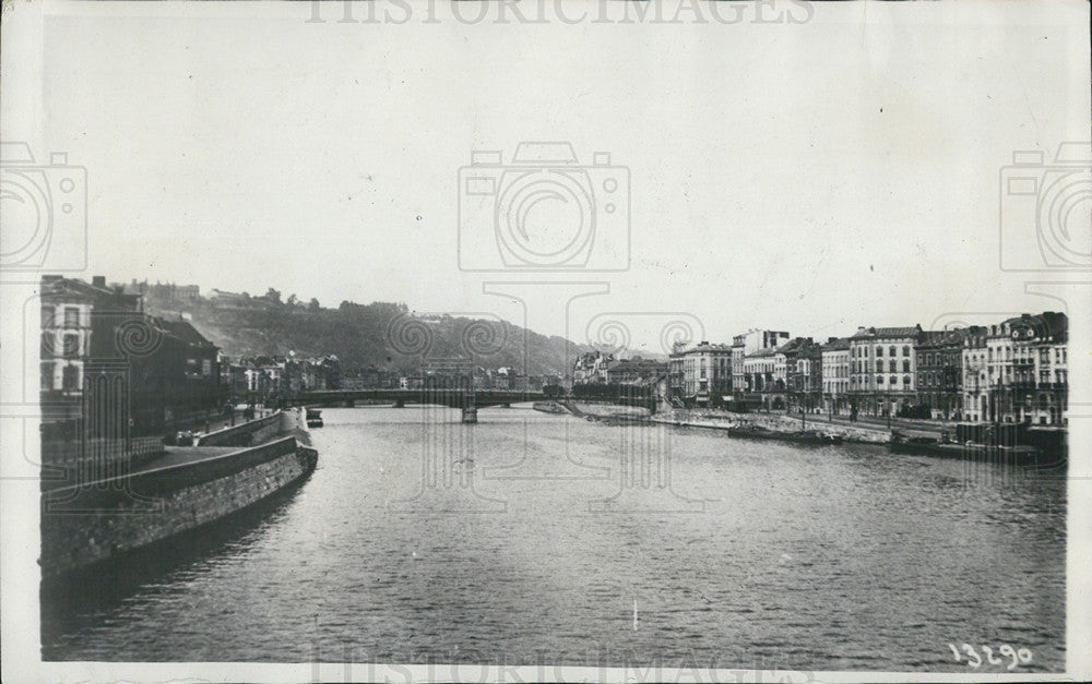 1930 Press Photo Valley Meuse Belgium River Liege Poison Fog - Historic Images