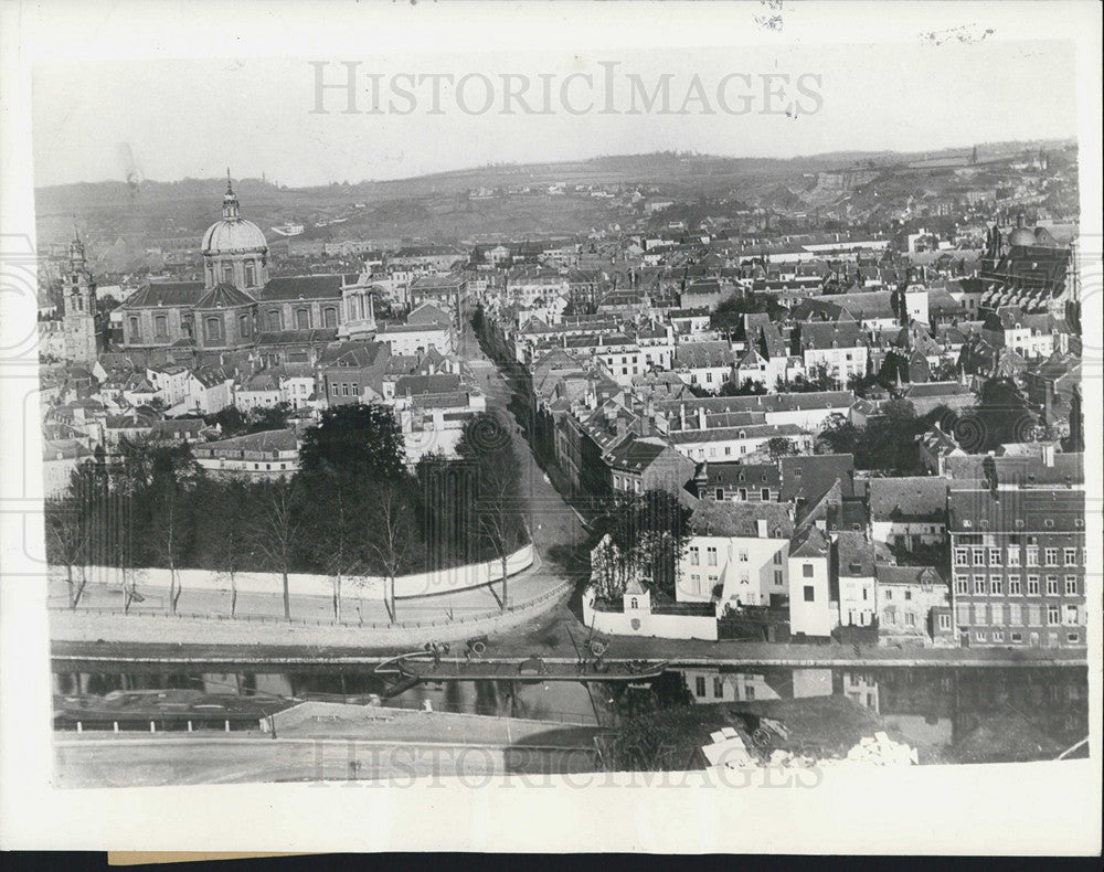 1934 Press Photo Namir Capital Belgium King Albert Died Mountain Climbing - Historic Images