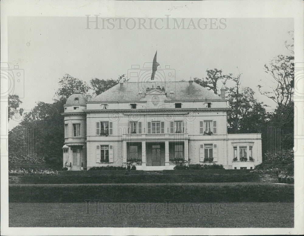 1930 Press Photo Stuyvenberg, Duke, Duchess of Brabant, Labken, Brussels - Historic Images
