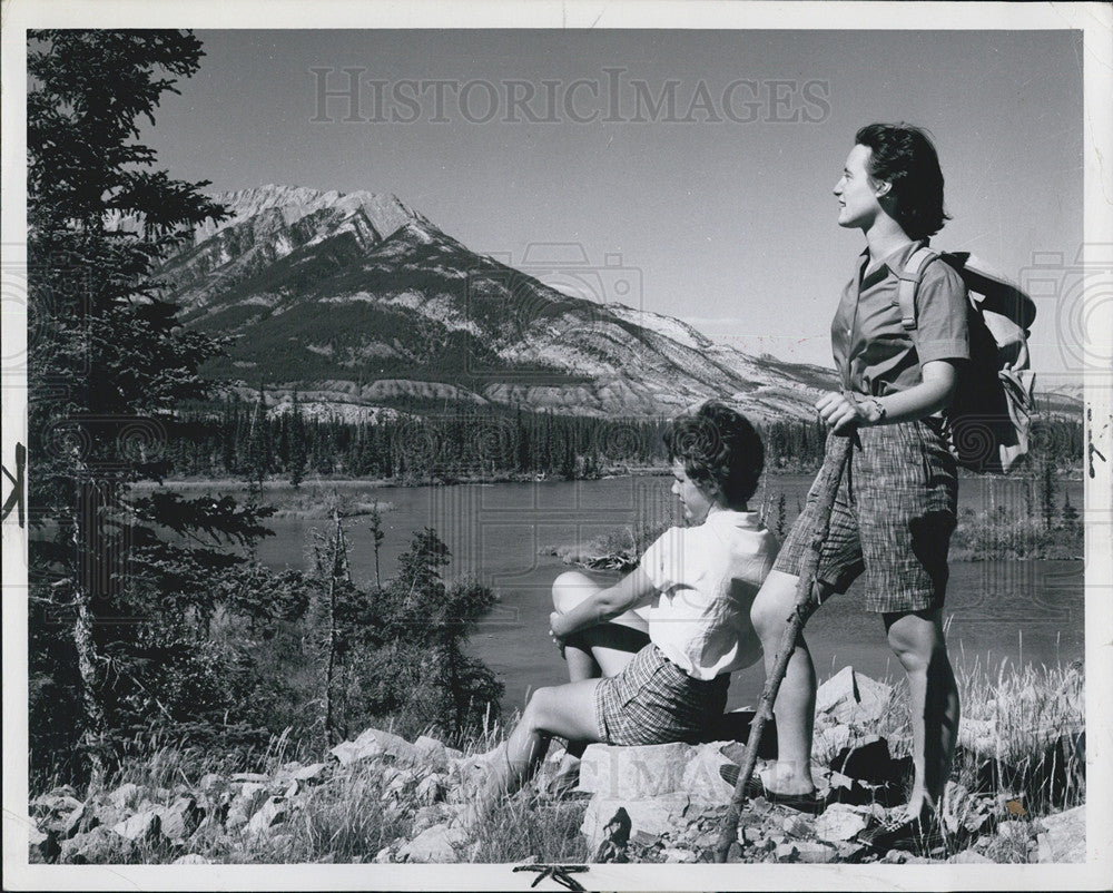 1961 Press Photo Jasper National Park, Canadian Rockies - Historic Images