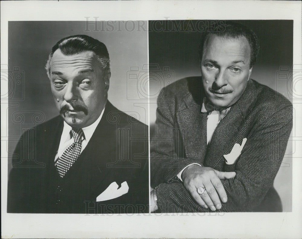 1953 Press Photo Time To Smile Series Actor Roland Winters Portraits - Historic Images