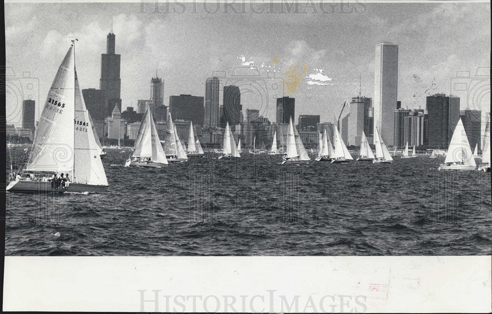 1988 Press Photo Mackinac Race, Chicago - Historic Images