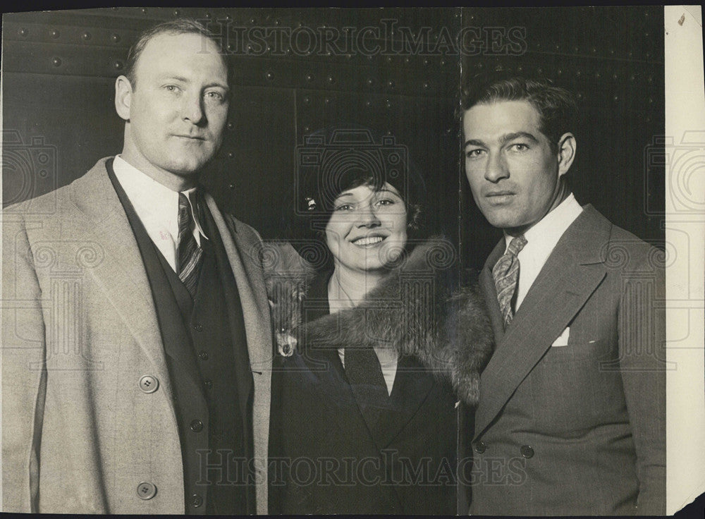 1927 Press Photo Phil Tumells Mr and Mrs Cullen - Historic Images