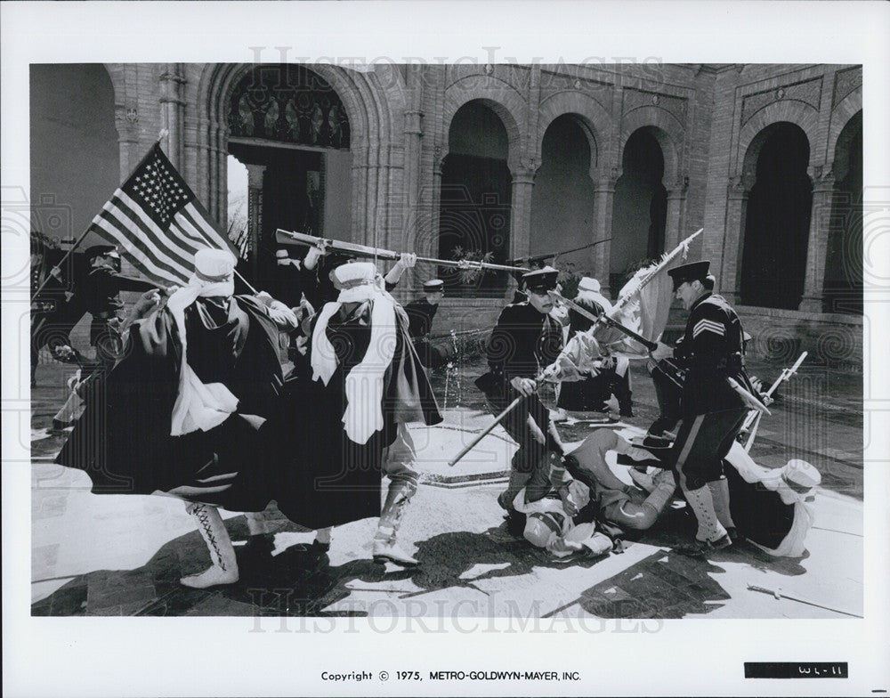 1975 Press Photo Scene Film Wind And Lion MGM - Historic Images