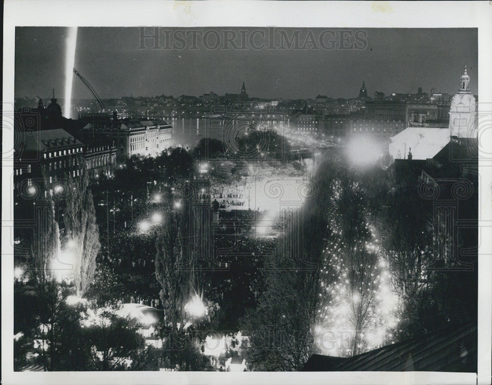 1953 Press Photo Kings Garden, Stockholm - Historic Images