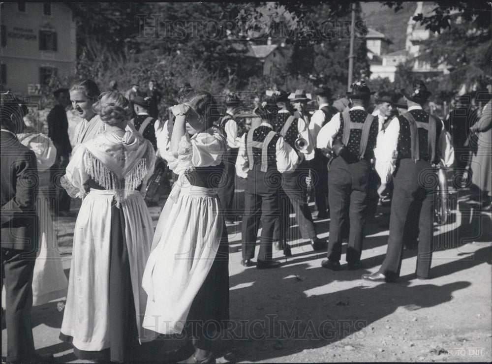 Press Photo Merano - Contadini moranasi - Historic Images