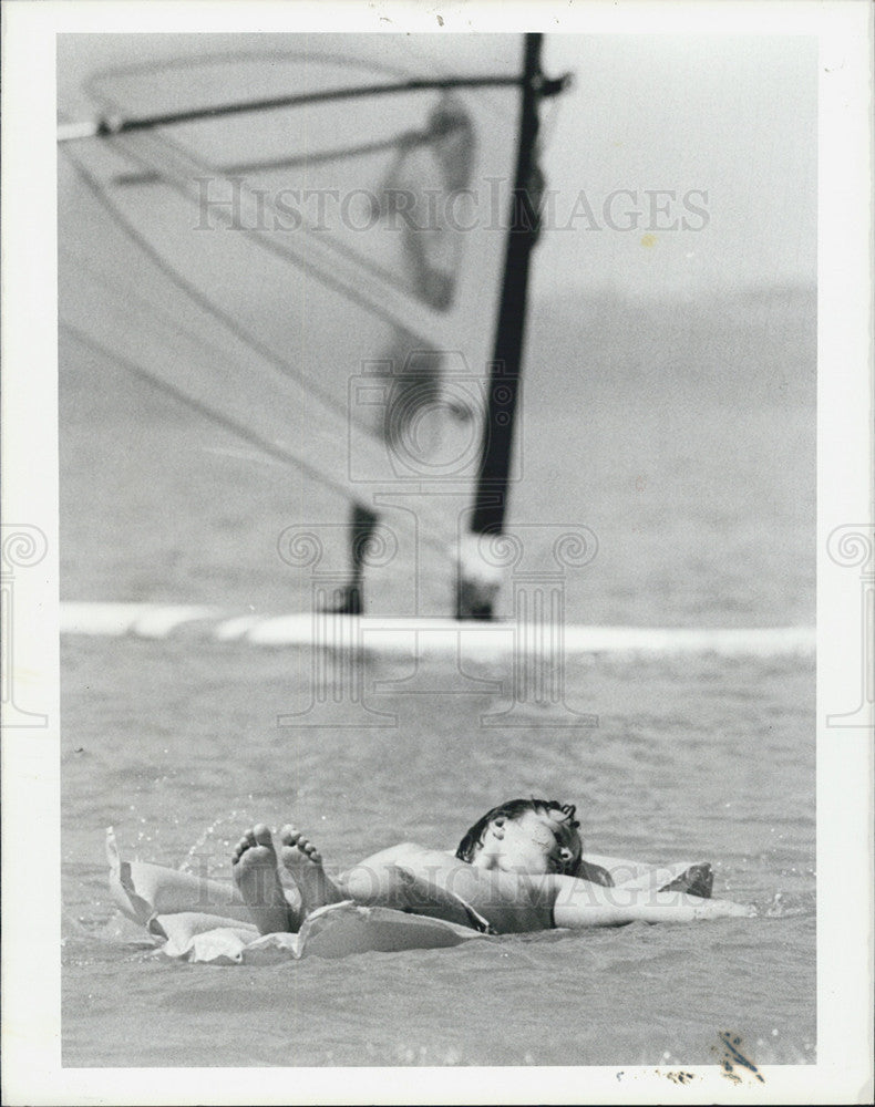 1986 Press Photo Stephen Hileman St. Petersburg Beach - Historic Images