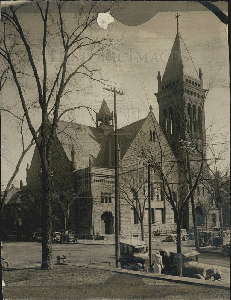 Press Photo Church in City Education - Historic Images