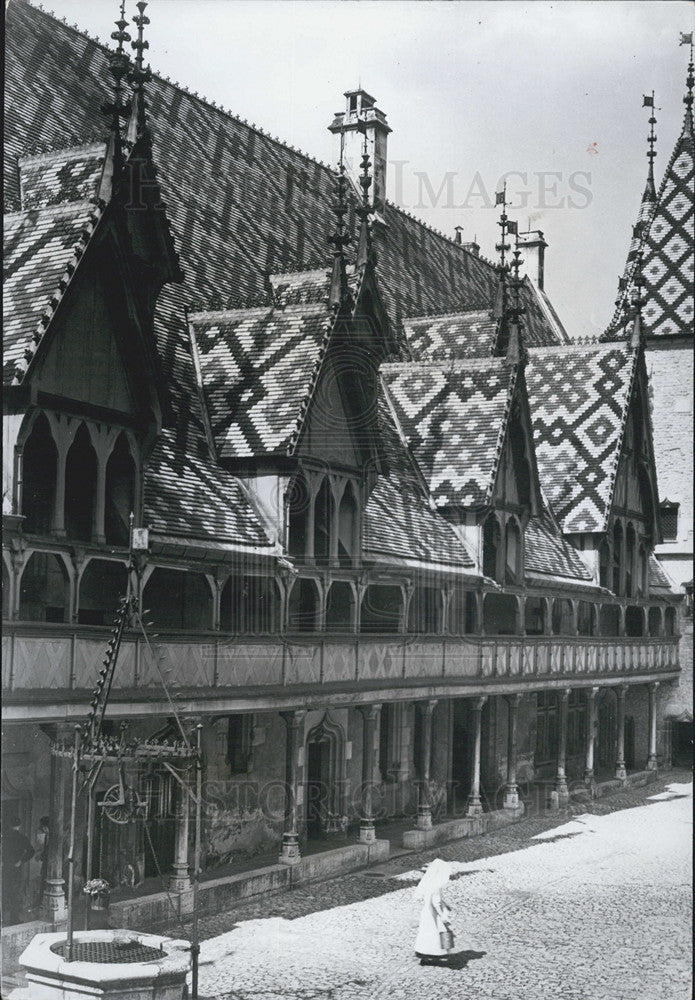 Press Photo Hospital of Beaune Preserved Since 1443 - Historic Images