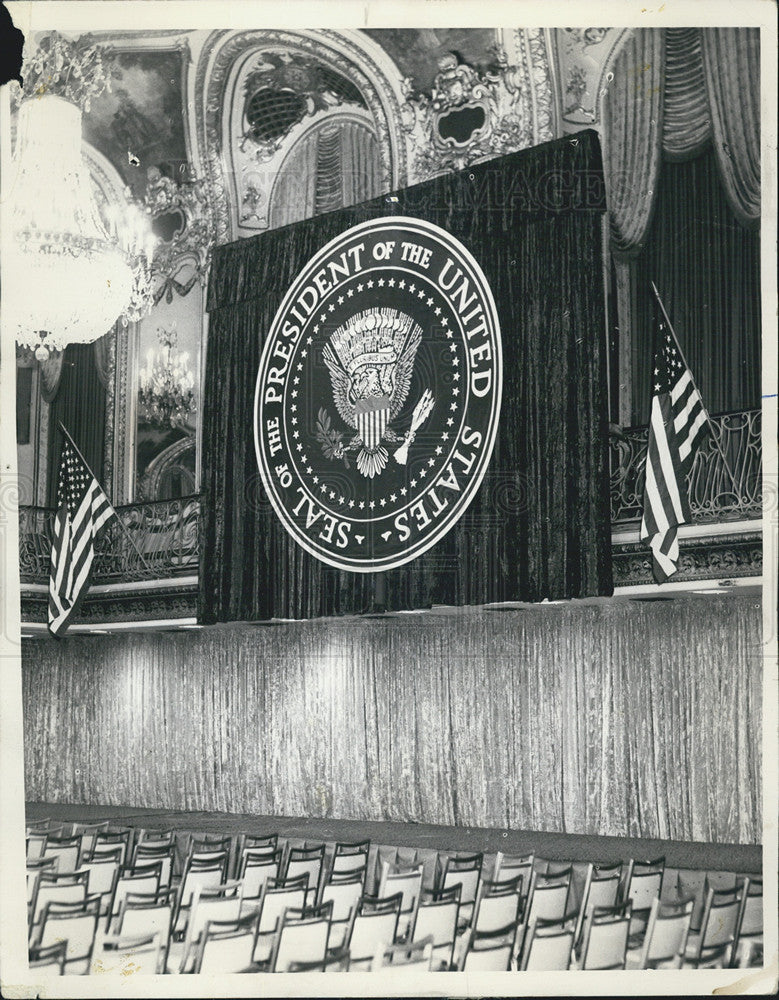 1963 Press Photo Hilton is Ready for President of the United States - Historic Images