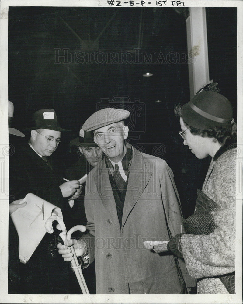 1943 Press Photo John Brenneman Of Philadelphia Returns To U.S. After 44 Years - Historic Images