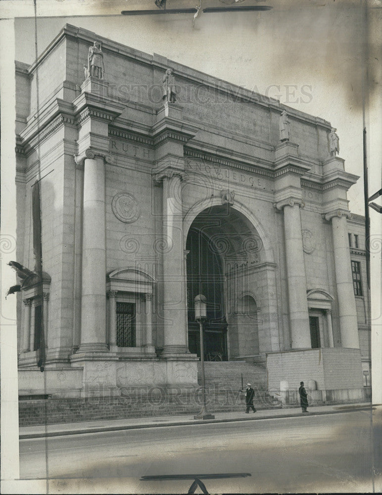 1936 Press Photo Memorial to Teddy Roosevelt In New York That FDR Will Visit - Historic Images