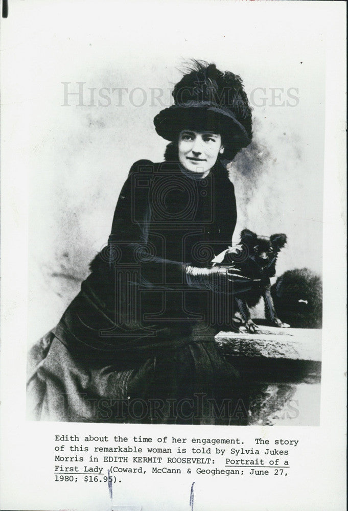 1980 Press Photo Copy of Older Photo, Mrs Edith Kermit Roosevelt - Historic Images