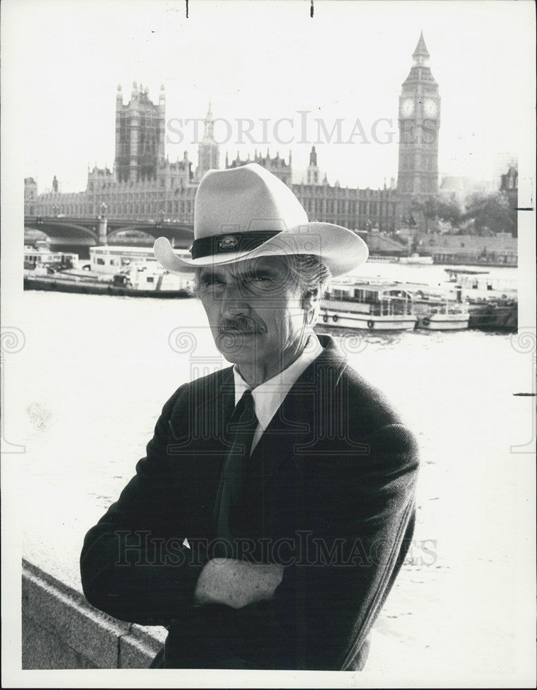 1989 Press Photo Dennis Weaver, The Return of Sam McCloud - Historic Images