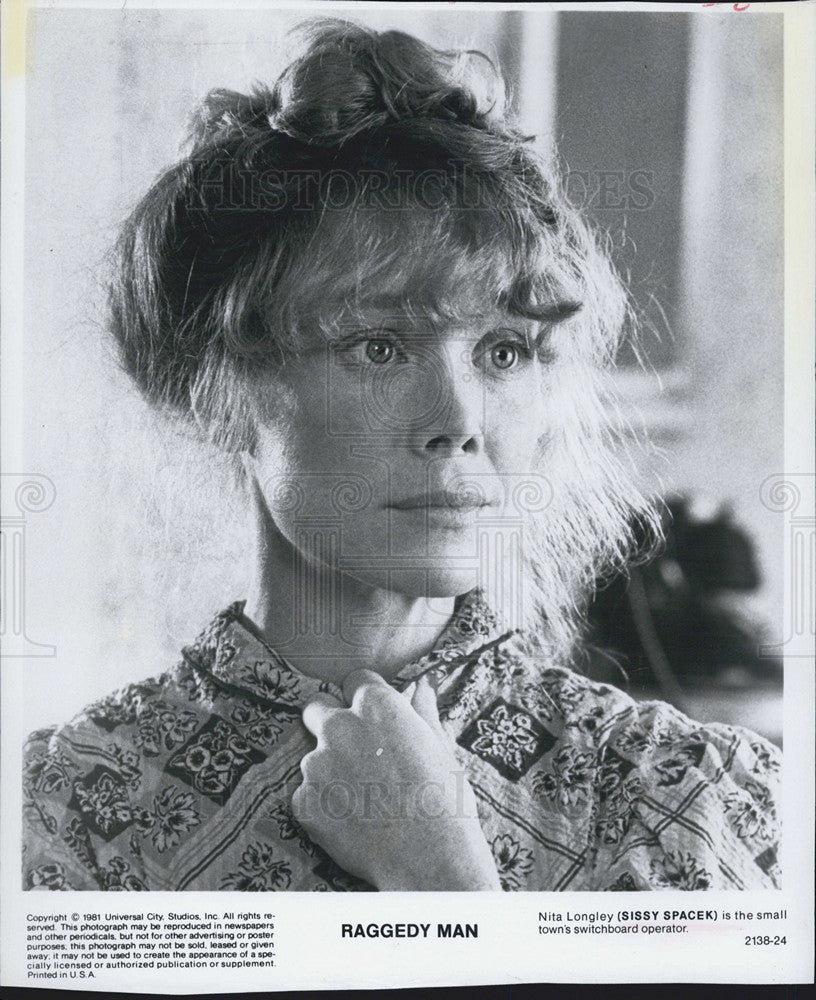 1982 Press Photo Sissy Spacek Raggedy Man Actress - Historic Images