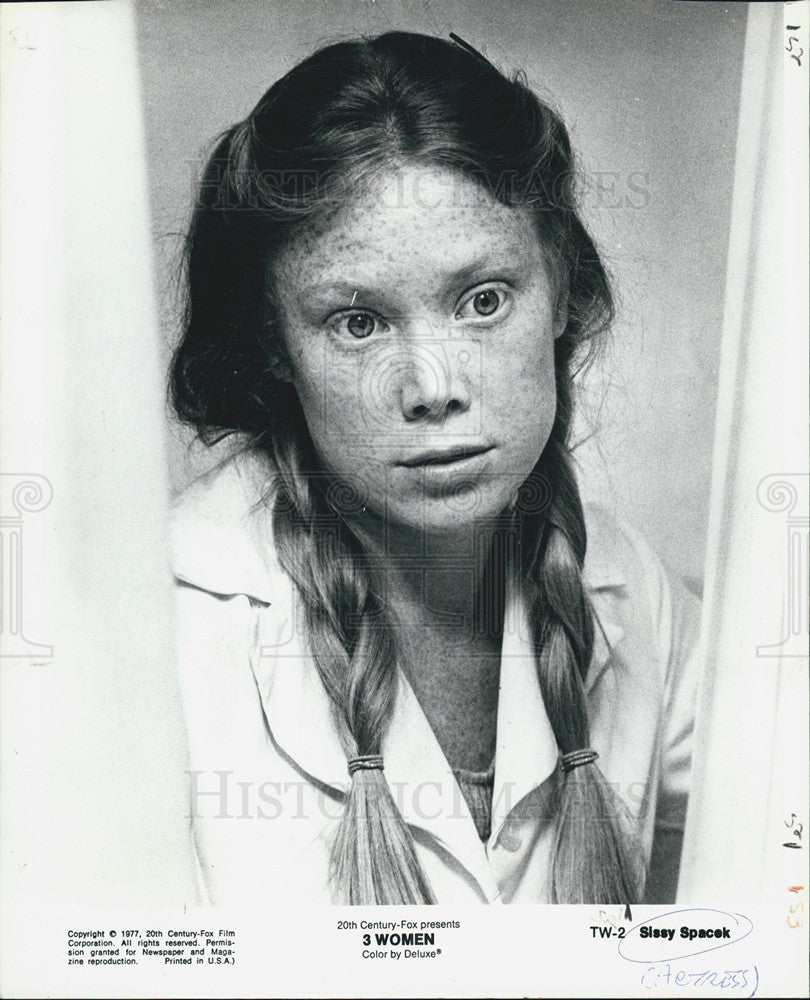 1982 Press Photo Actress Sissy Spacek 3 Women - Historic Images