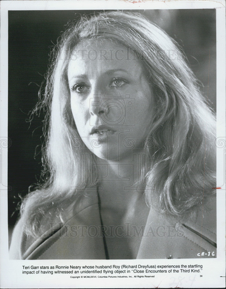 1978 Press Photo Teri Garr, Close Encounters - Historic Images