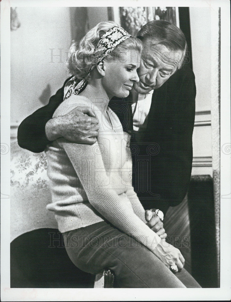 1970 Press Photo Barbara Anderson, Robert Young, Marcus Welby MD - Historic Images