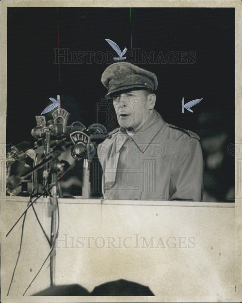 1951 Press Photo General Douglas MacArthur - Historic Images