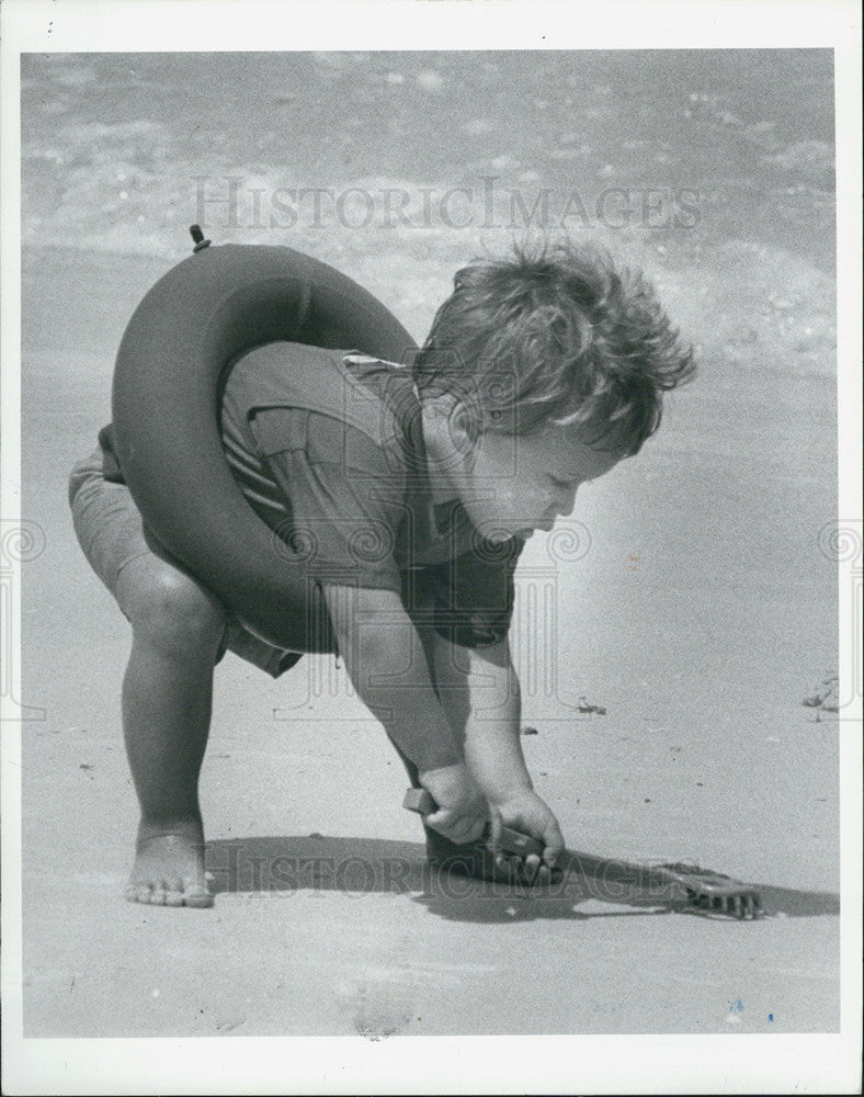 1987 Press Photo Trey Prescott Indian Rocks Beach - Historic Images
