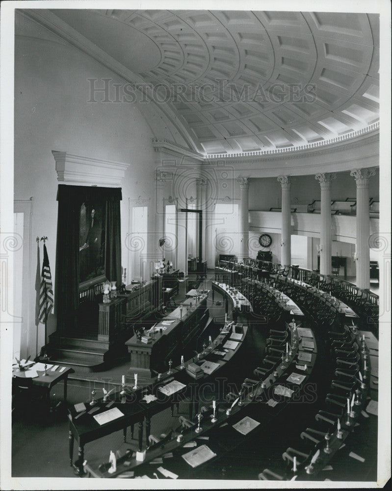 1970 Press Photo Illinois Old State Capitol, Springfield - Historic Images